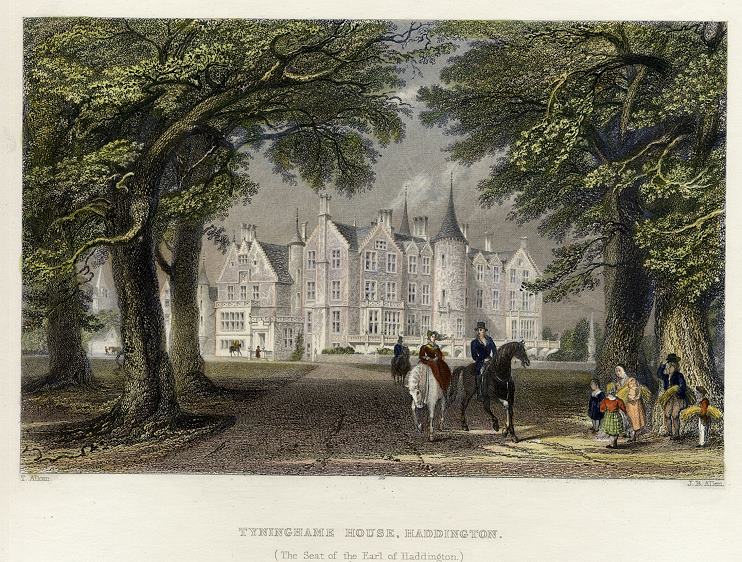 Scotland, Tyninghame House, Haddington, 1840