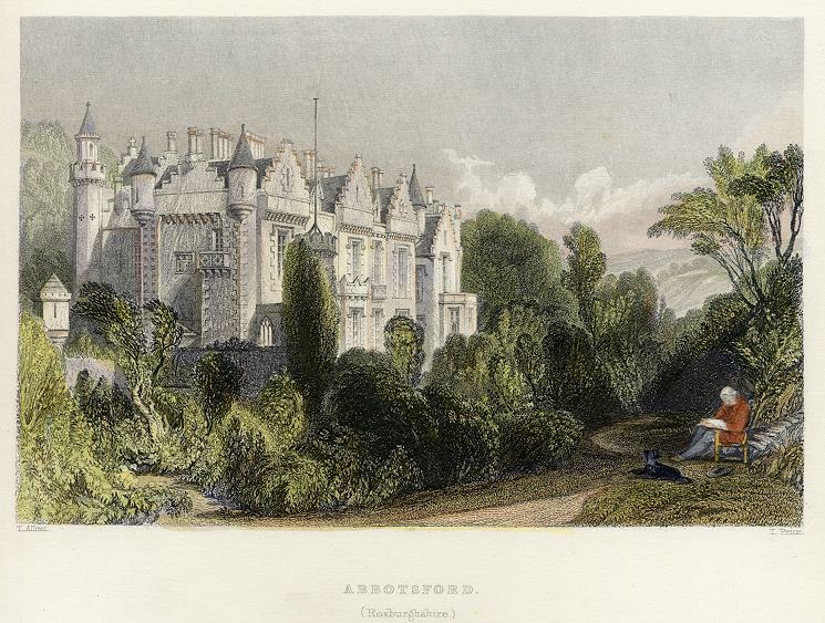 Scotland, Abbotsford, 1840