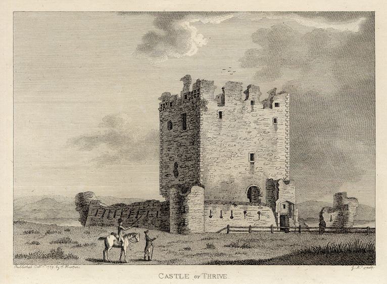 Scotland, Castle of Thrive (Threave Castle), 1791