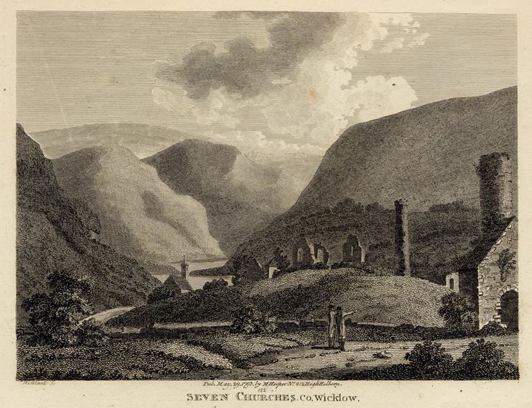 Ireland,  Co.Wicklow, Seven Churches, 1791