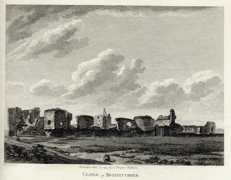 Ireland,  Co.Mayo, Castle of Ballintubber, 1791