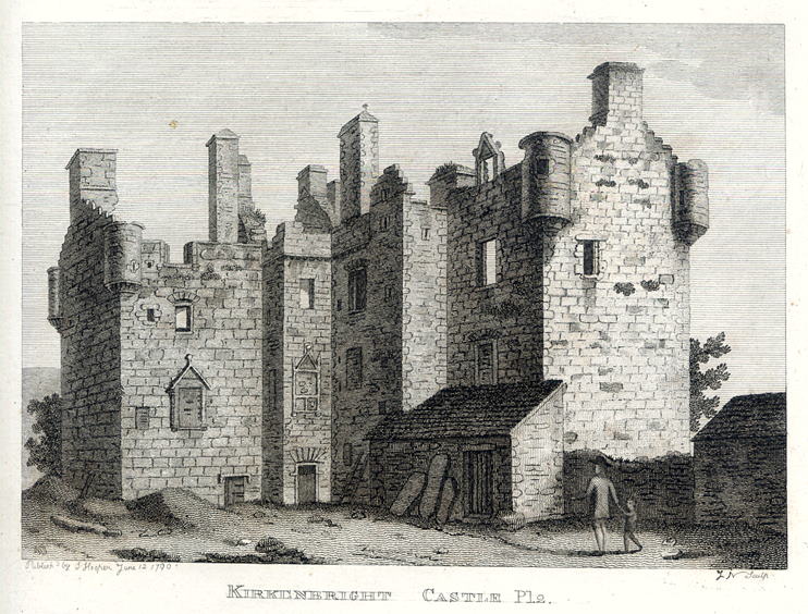 Scotland, Galloway, Kirkenbright Castle, 1791