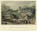 China, Grand Temple at Poo-too, Chusan Islands, 1855