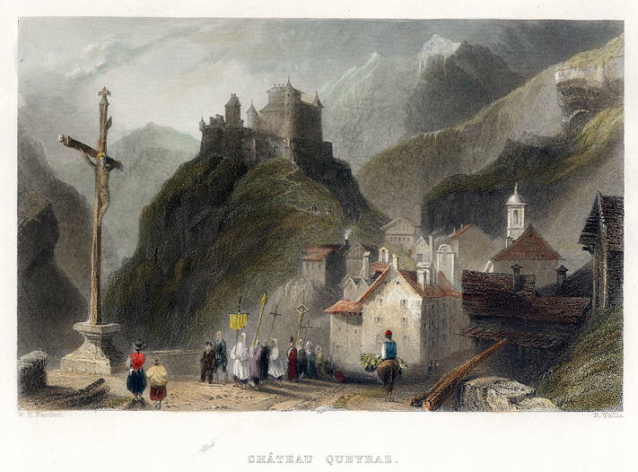 France, Chateau Queyras, 1836