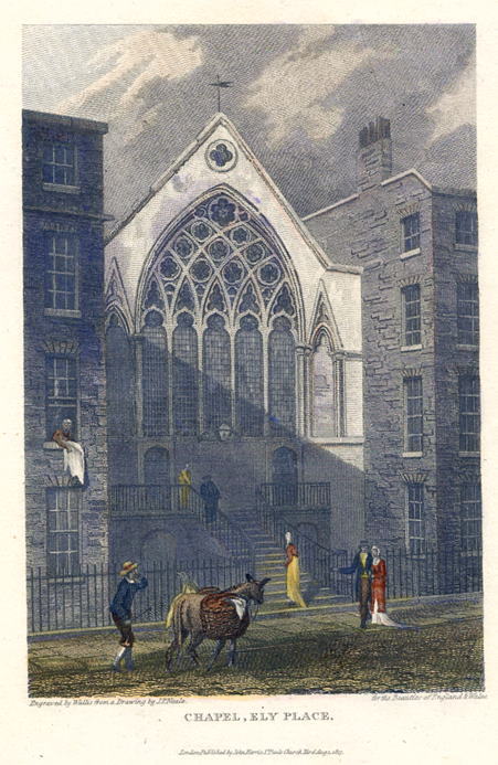 London, Chapel in Ely Place, 1815