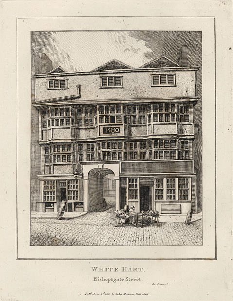 London, White Hart, Bishopsgate Street, 1800