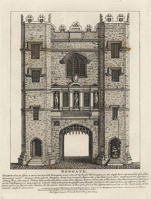 London, Newgate (original construction), 1791