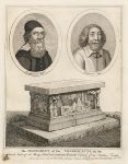 London, Tradescants Monument at St.Mary, Lambeth, 1793