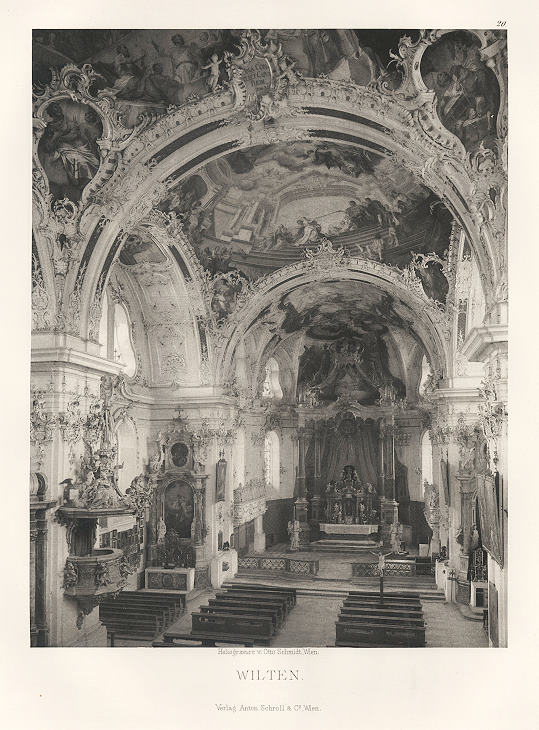 Austrian Church Architecture, Wilten, 1895