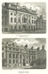 London, Ironmongers & Drapers Halls, 1812