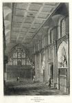 London, Guildhall Interior, 1816