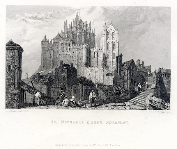 Normandy, St.Michael's Mount, 1836