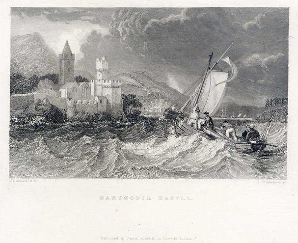 Devon, Dartmouth Castle, 1836