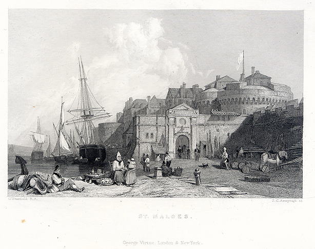 France, St.Malo, 1836