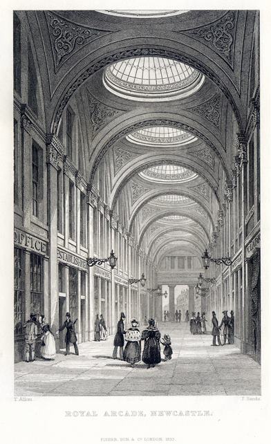 Newcastle, Royal Arcade, 1832