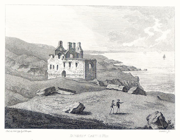 Scotland, Dunskey Castle, 1791