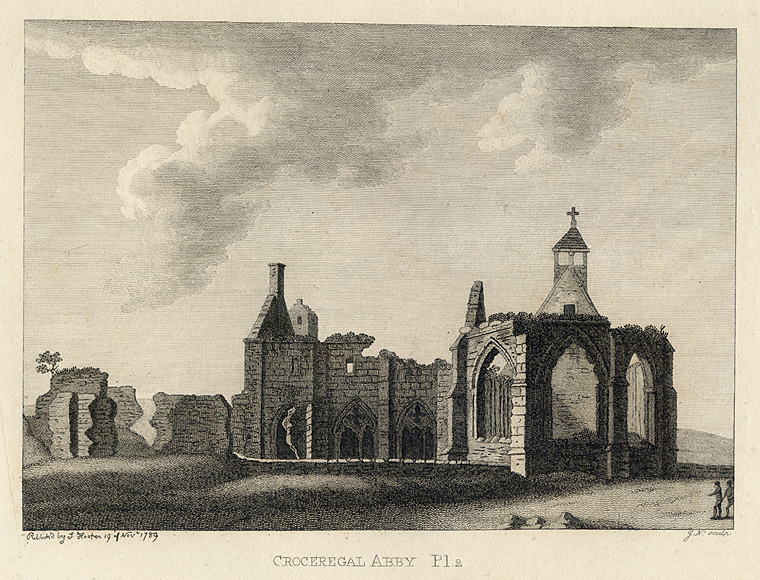 Scotland, Ayrshire, Croceregal Abby (Crosraguel Abbey), 1791