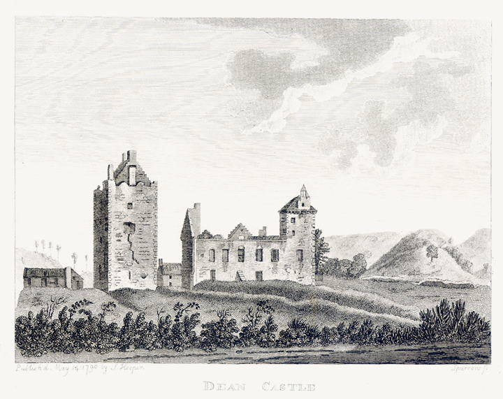 Scotland, Ayrshire, Dean Castle, 1791