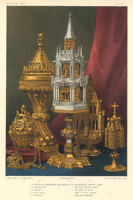 Decorative print, Metalwork, 1858