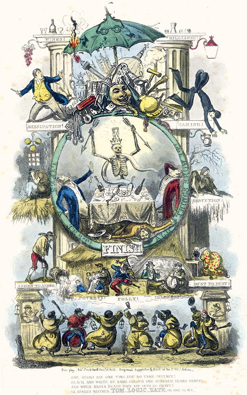 Frontispiece to Life in London, Robert Cruickshank, 1821