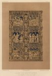 Decorative print, Sculpture, (15th century Ivory book cover), 1858