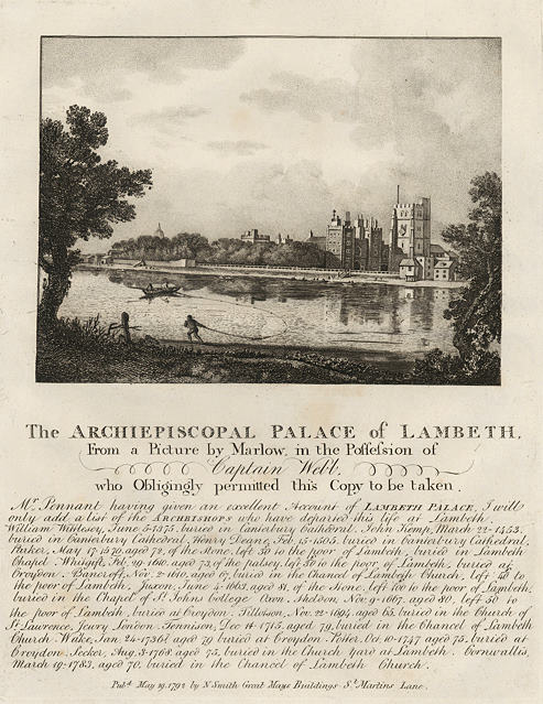 London, Lambeth Palace, 1801