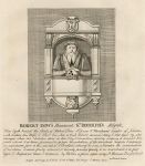 London, Robert Dow's Monument in St.Botolph's, 1801