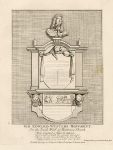 London, Sir Edward Wynter's Monument in Battersea Church, 1801