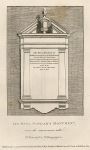 London, Monument of Paul Pindar, (died 1650), 1801