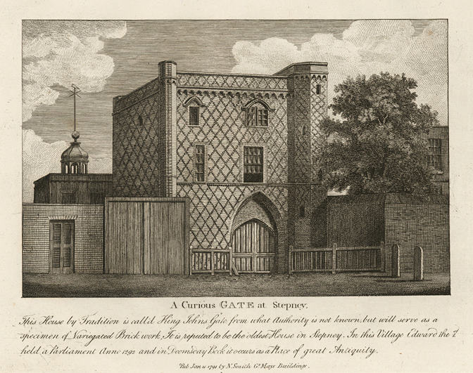 London, Stepney, 'King John's Gate', 1801