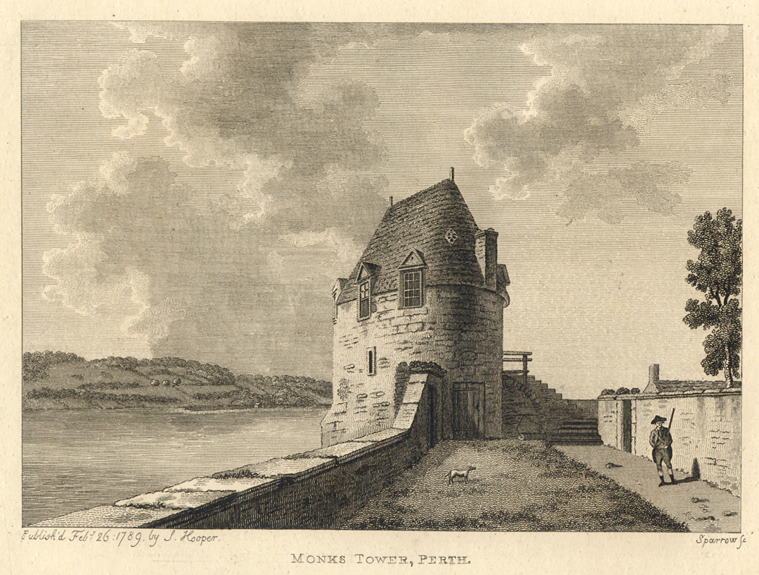 Scotland, Perth, Monk's Tower, 1791