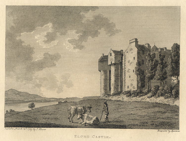 Scotland, Elcho Castle, 1791