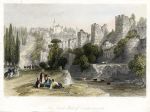 Turkey, Constantinople, the Triple Wall of the city, 1840