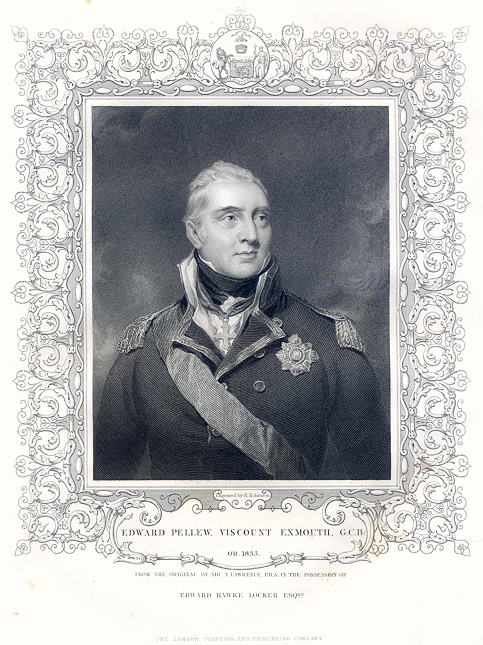 Edward Pellew, Viscount Exmouth G.C.B., 1855