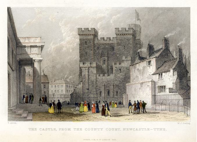 Newcastle-Upon-Tyne, the Castle, 1832