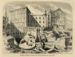 London, Roman remains in Billingsgate, 1878