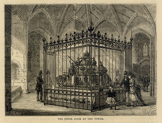 Tower of London, the Jewel Room, 1878