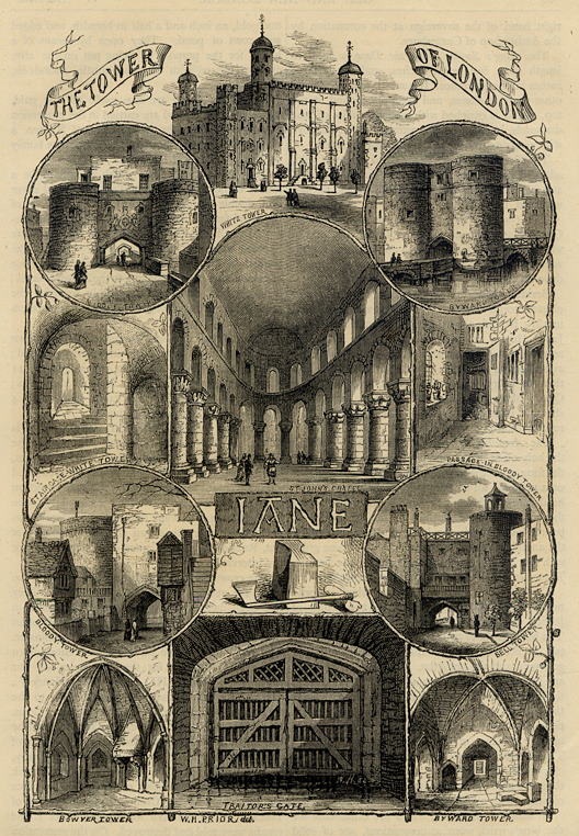 Tower of London, various views, 1878