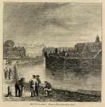 Tower of London, the Moat in 1800, 1878