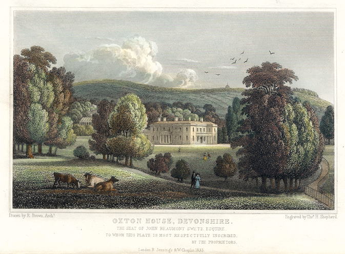 Devon, Oxton House, 1830