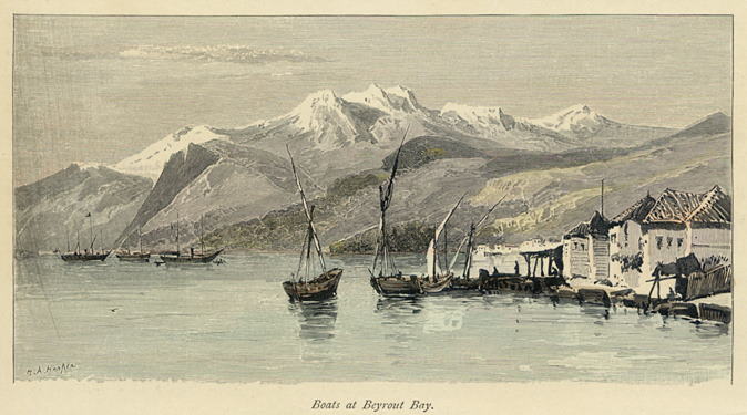 Lebanon, Beirut Bay, 1891