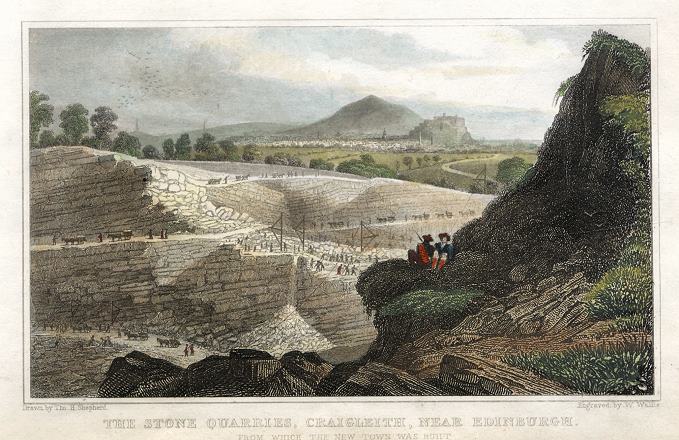 Edinburgh, Stone Quarries, Craigleith, 1831