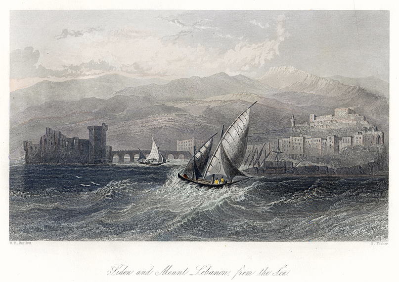 Lebanon, Sidon & Mount Lebanon, 1840