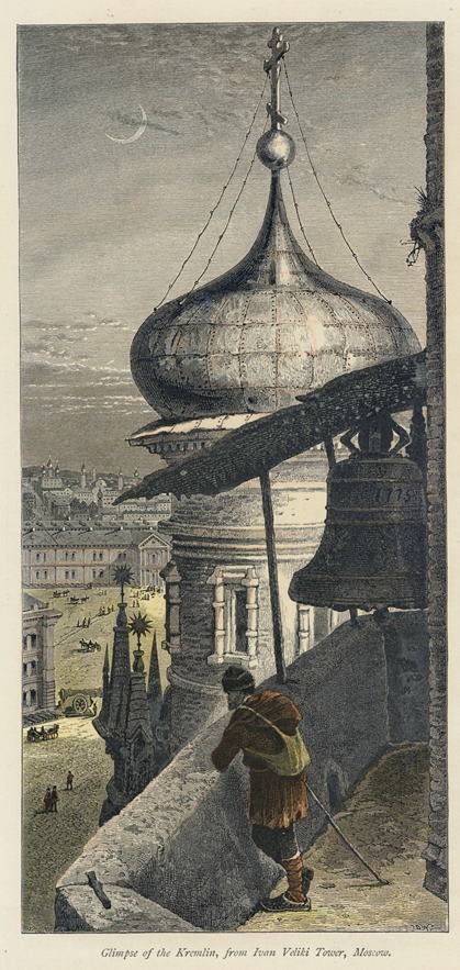 Russia, Kremlin from Ivan Veliki Tower, 1875