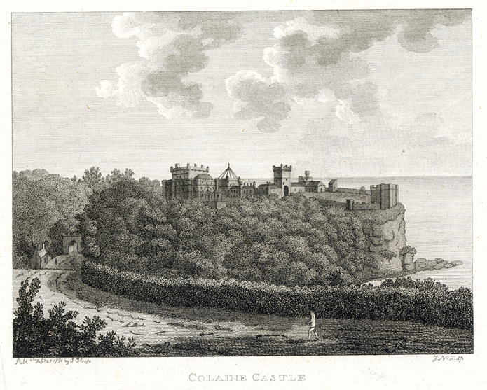 Scotland, Ayr, Colaine Castle, 1791