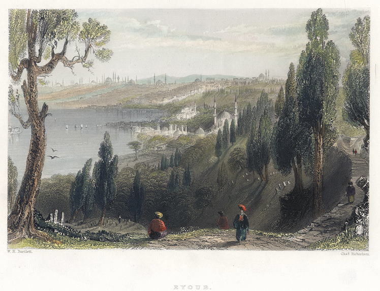 Turkey, Istanbul, Eyoub, 1838