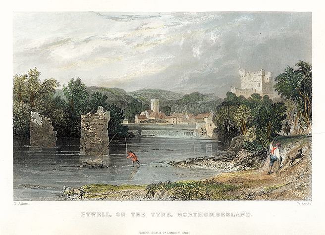 Northumberland, Bywell, on the Tyne, 1832