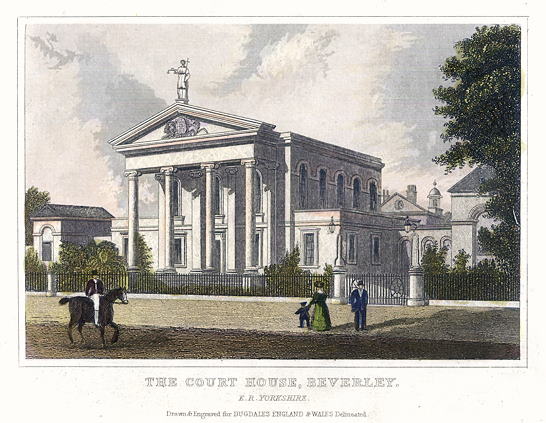 Yorkshire, Beverley, the Courthouse, 1848