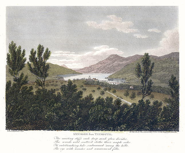 Scotland, Kenmore from Taymouth, 1805