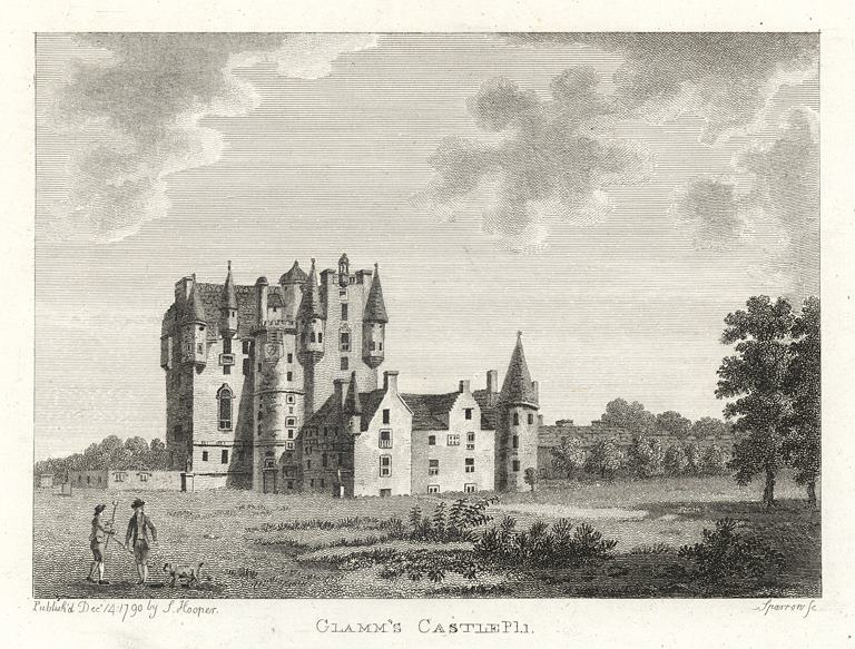 Scotland, Glamis Castle, 1791